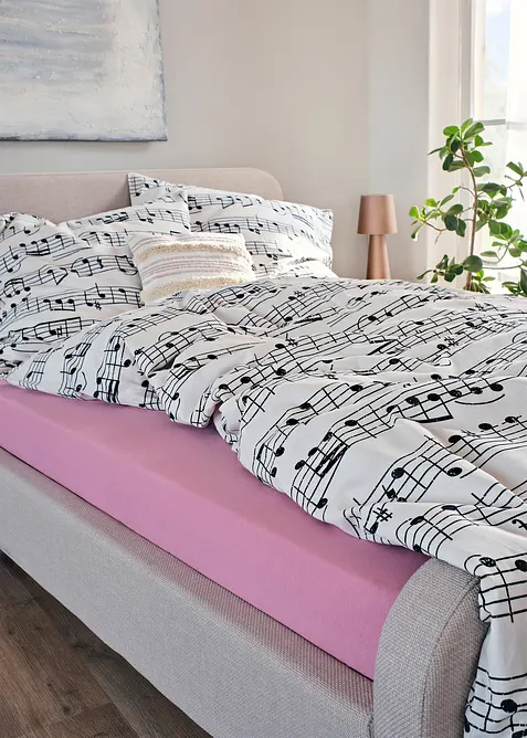 Bettw&auml;sche mit Musiknoten, bonprix