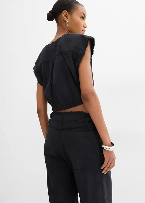 Top blouse raccourci, bonprix