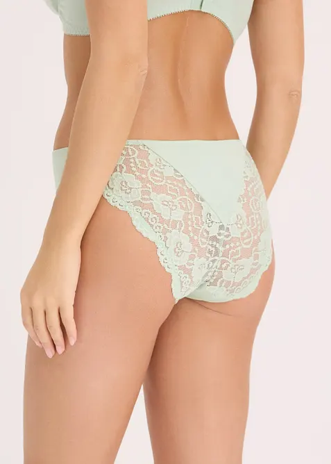 Slip mit Spitze (6er Pack), bonprix