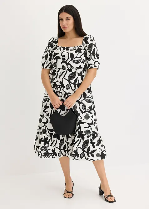 Midikleid aus reiner Bio-Baumwolle, bonprix