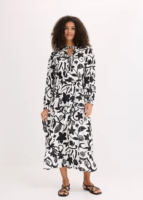 Robe caftan en viscose fluide, bonprix