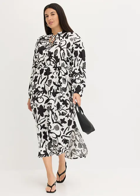 Robe caftan en viscose fluide, bonprix