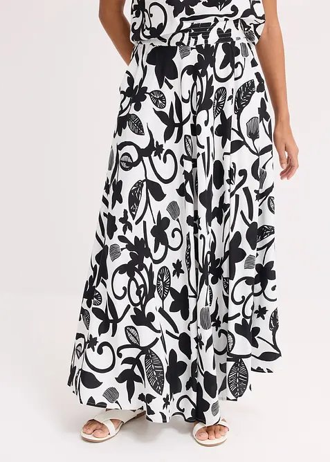 Maxirock aus fließender Viskose, bonprix