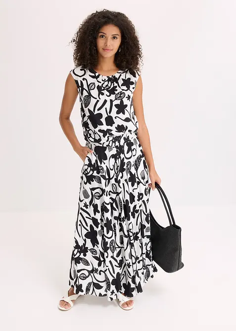 Maxirock aus fließender Viskose, bonprix