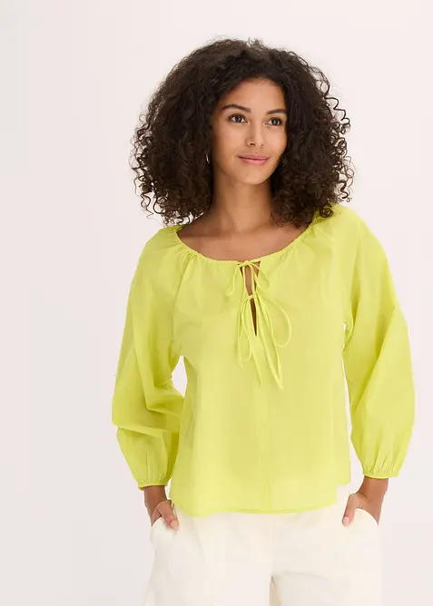 Bluse aus reiner Bio-Baumwolle, bonprix