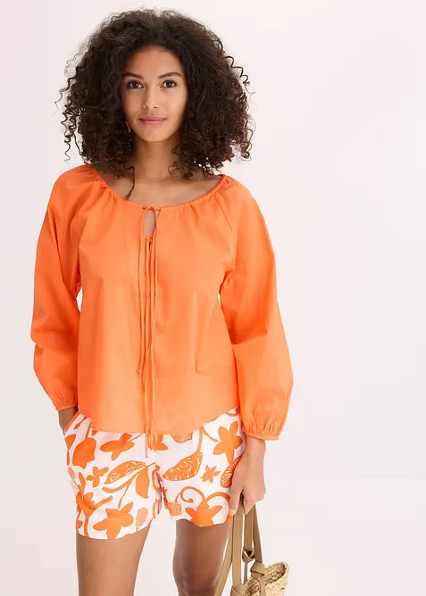 Bluse aus reiner Bio-Baumwolle, bonprix