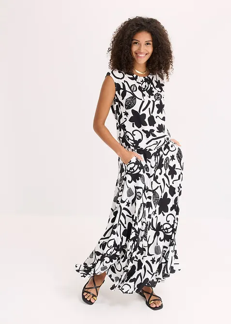 verk&uuml;rztes Blusentop aus flie&szlig;ender Viskose, bonprix