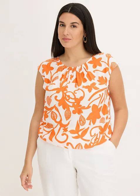 Top court sans manches en viscose fluide, bonprix