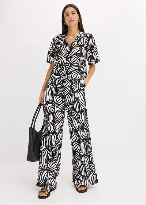 Palazzo-Hose mit Bequembund, bonprix