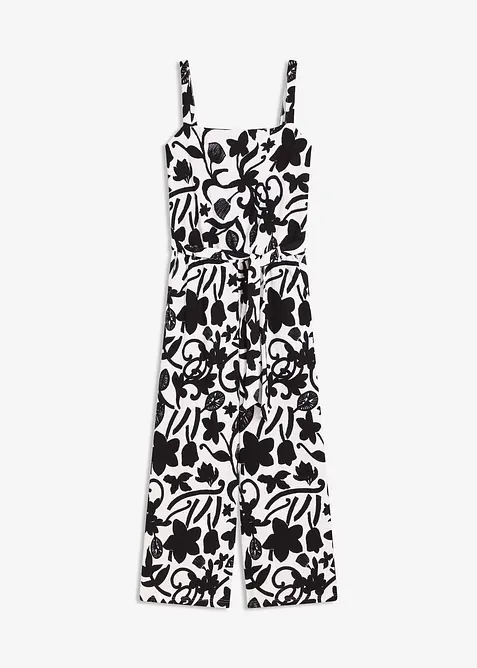 Combinaison imprim&eacute;e en jersey textur&eacute;, bonprix