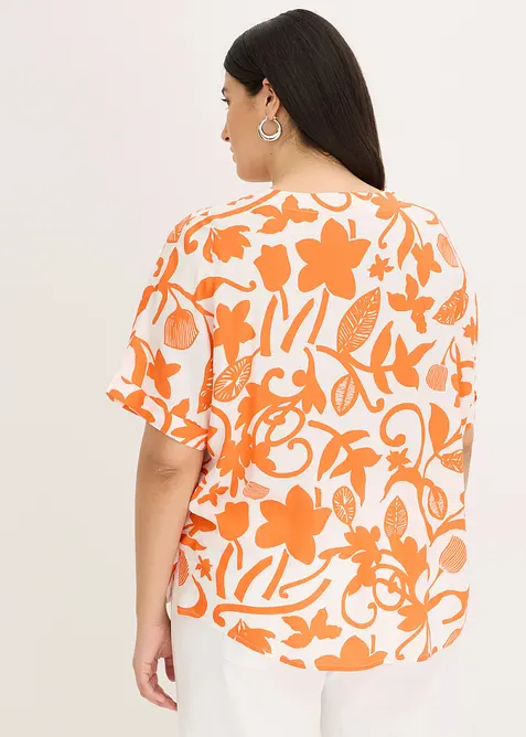 Tunique-blouse imprimée en viscose fluide, bonprix