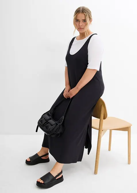 Robe fluide en jersey viscose, bonprix