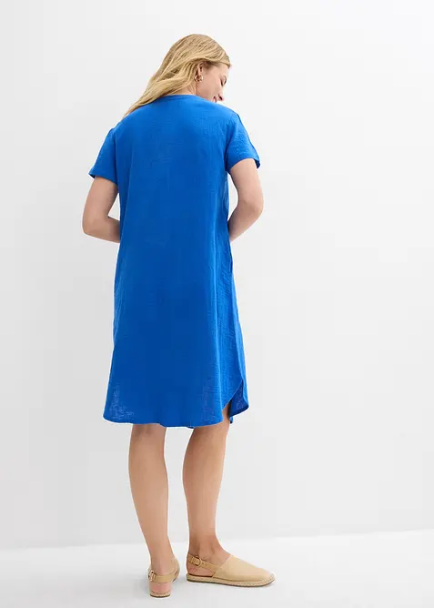 Blusenkleid aus softem Musselin, bonprix