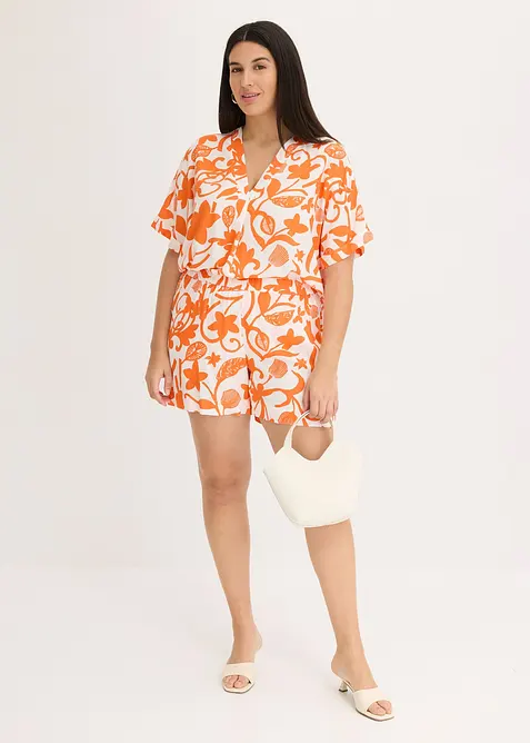 Short imprimé en viscose fluide, bonprix