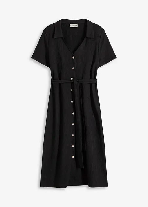 Robe légère en jersey crêpe, bonprix