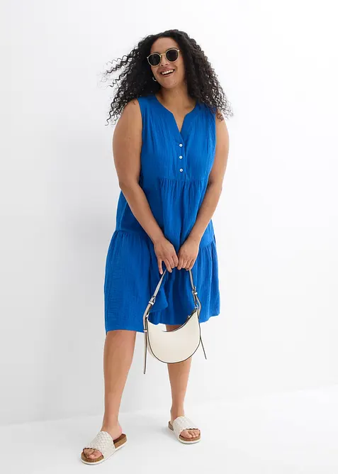 Robe légère en gaze de coton, bonprix