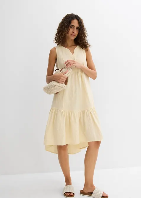 Kleid aus luftigem Musselin, bonprix