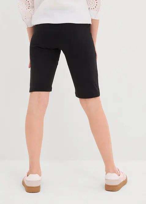 Radlerhose aus elastischem Bio-Baumwoll-Mix (2er Pack), bonprix