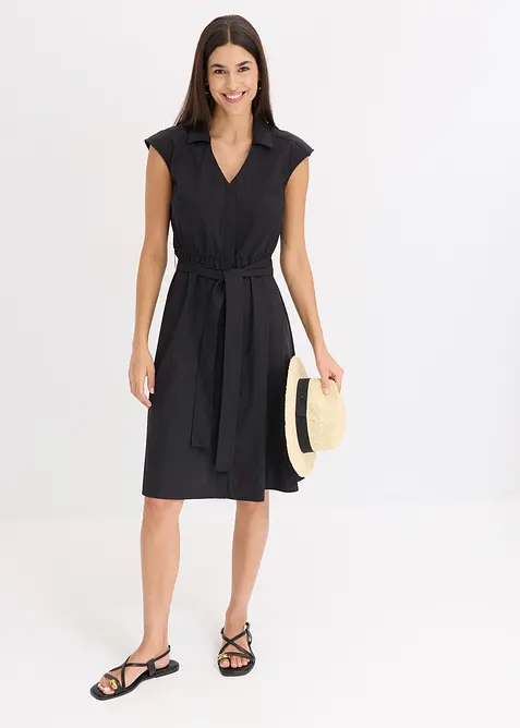 Blusenkleid mit Bindegürtel, bonprix