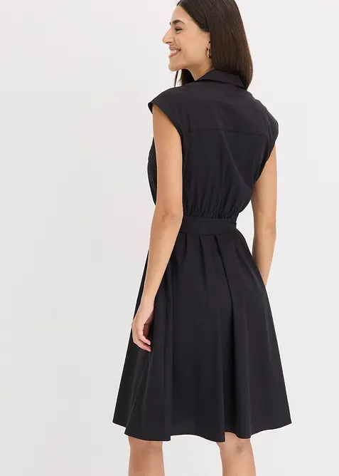 Blusenkleid mit Bindegürtel, bonprix