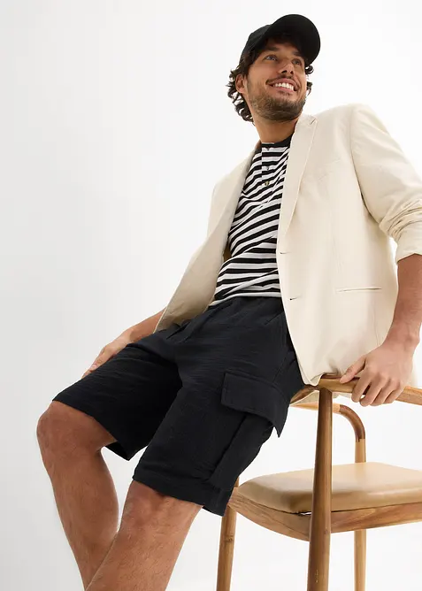 Bermuda en gaze de coton, Regular, bonprix