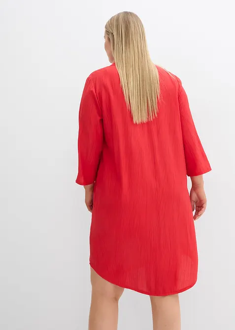 Robe-tunique texturée en viscose majoritaire, bonprix