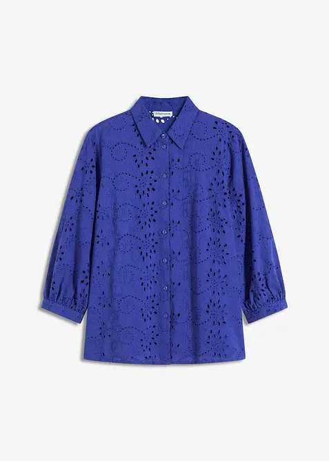 Lochstickerei-Bluse, bonprix