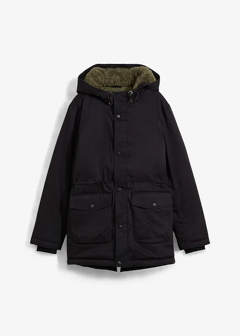 Parka d’hiver déperlante, chaudement doublée, bonprix