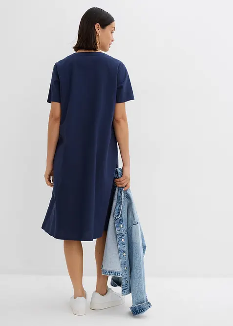 Robe-tunique &agrave; poches en lin et coton, bonprix