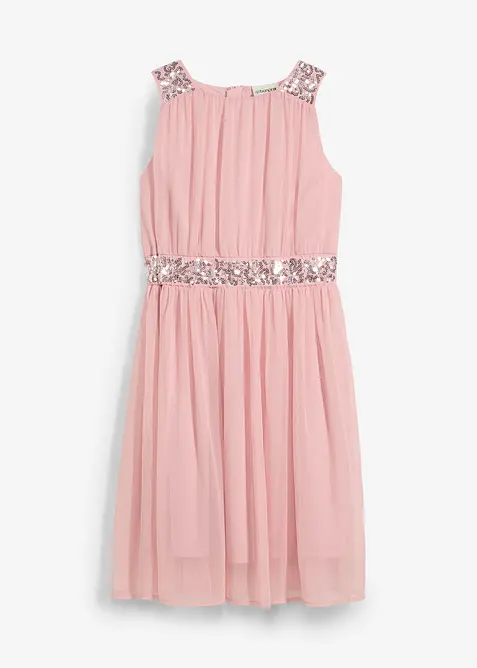 Chiffonkleid mit Paillettenband, bonprix