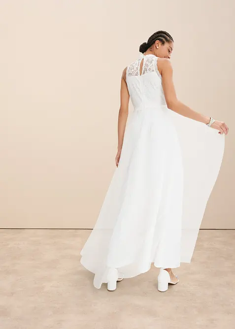Robe de mariée à dentelle, bonprix