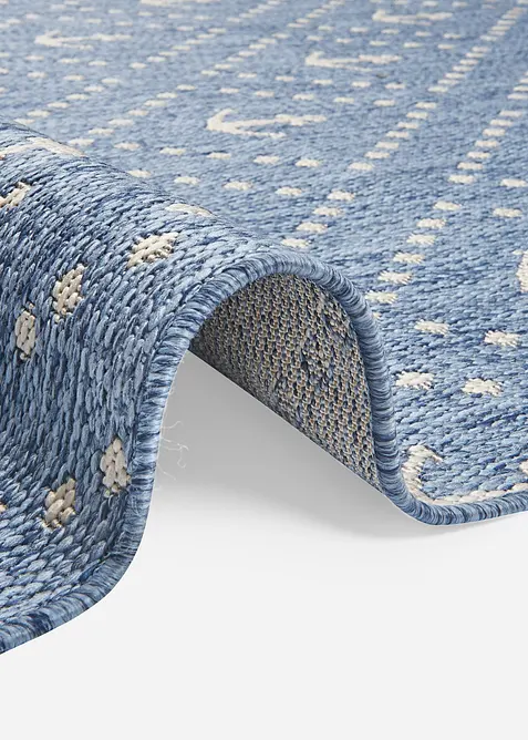 Tapis int&eacute;rieur et ext&eacute;rieur avec motif d'ancres, bonprix