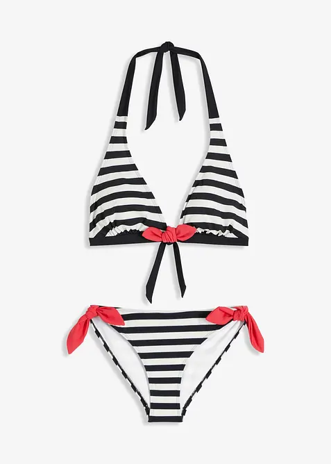 Neckholder-Bikini mit Bindebändern (2-tlg. Set), bonprix