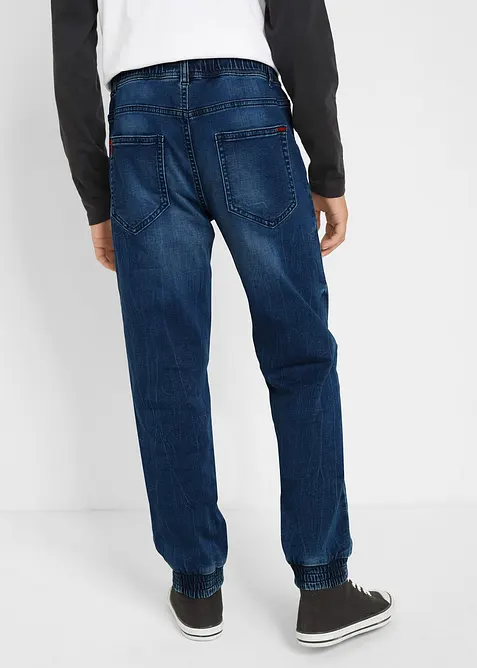Jean en molleton denim, Regular et fuselé, bonprix