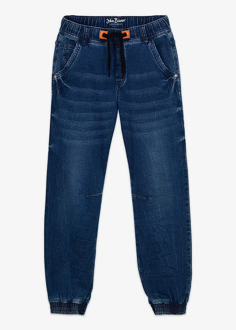 Jean en molleton denim, Regular et fuselé, bonprix