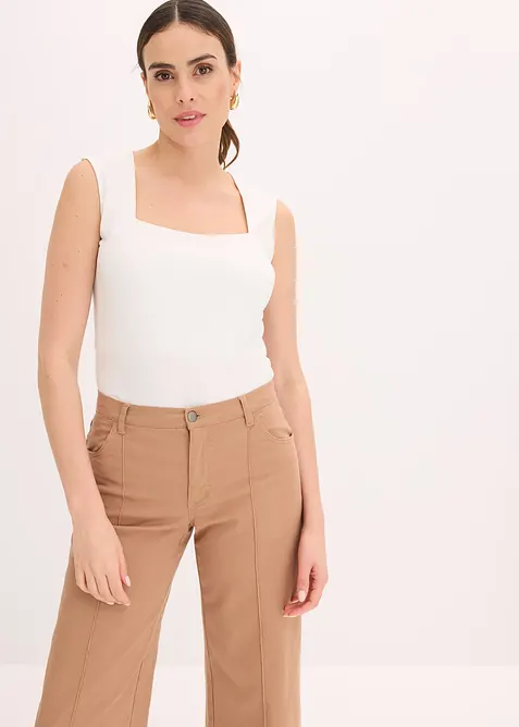 Débardeur à encolure carrée, bonprix