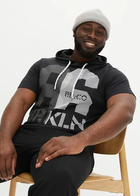 T-shirt à capuche en molleton épais, bonprix