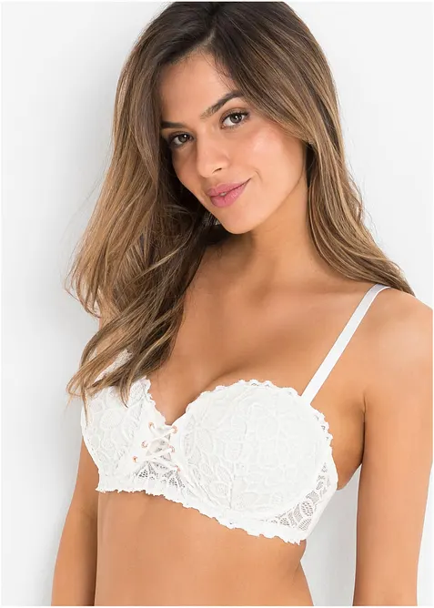 Soutien-gorge balconnet en dentelle, bonprix