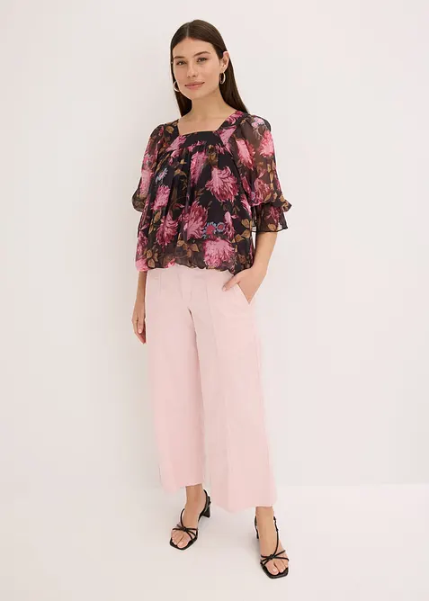 Bluse mit Ballonsaum, bonprix