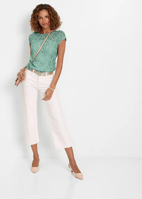Spitzen-Blusenshirt, bonprix