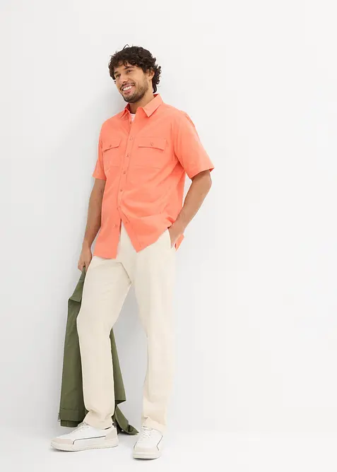 Chemise manches courtes 100 % coton, bonprix