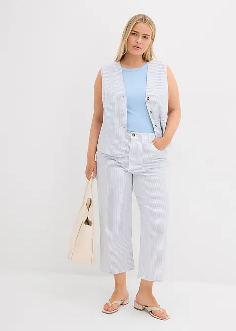 Geripptes Tanktop, bonprix