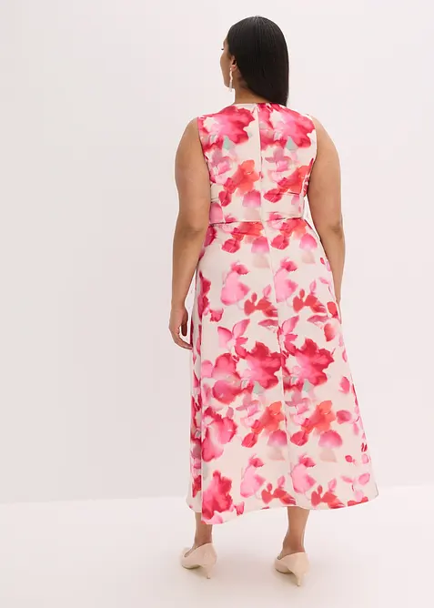 Maxikleid aus glänzendem Satin, bonprix