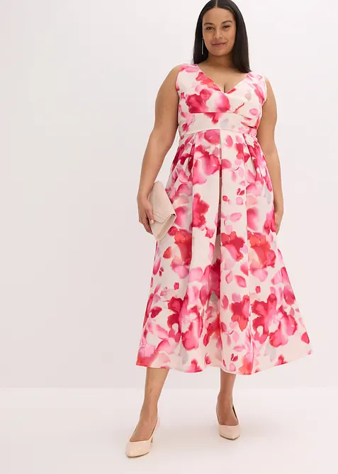 Maxikleid aus glänzendem Satin, bonprix