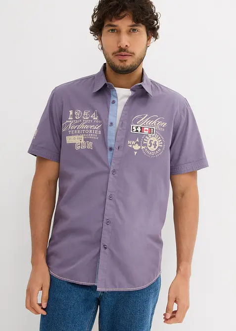 Chemise manches courtes à imprimé, bonprix