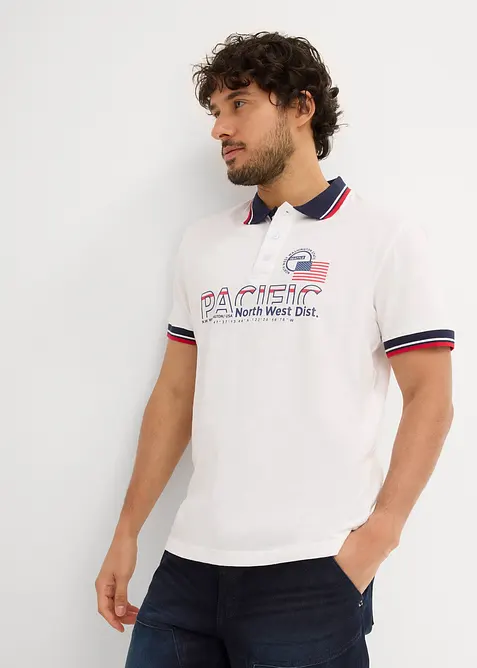 Lot de 2 polos 100% coton, bonprix