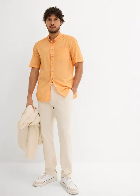 Chemise manches courtes aspect délavé, bonprix