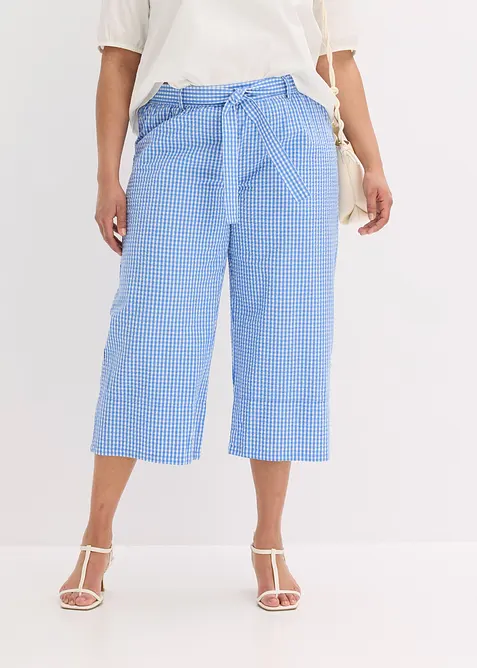 Pantalon à imprimé Vichy, bonprix