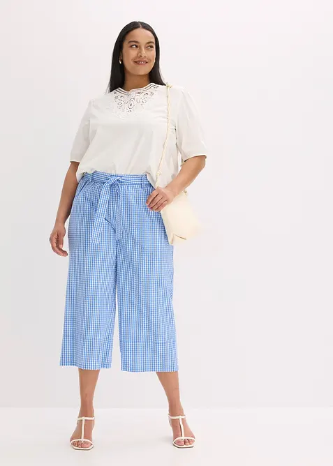 Pantalon à imprimé Vichy, bonprix