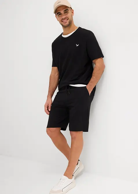 T-shirt et bermuda (ens. 2 pces) en jersey 100% coton, bonprix